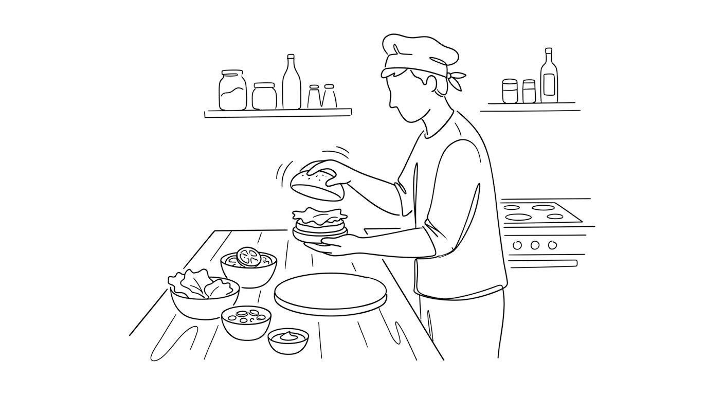 Kitchen illustration